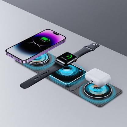 3 in 1 Magnetic Charger for iPhone, Watch & AirPods