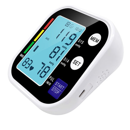 Smart Automatic Blood Pressure Monitor – Upper Arm with Cuff