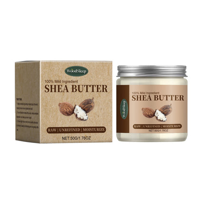 Shea butter body scrub cream for gentle exfoliation and smooth, radiant skin care treatment
