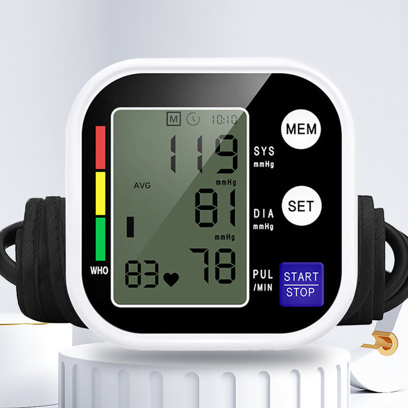 Smart Automatic Blood Pressure Monitor – Upper Arm with Cuff