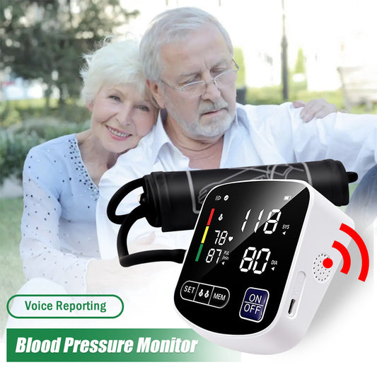 Smart Automatic Blood Pressure Monitor – Upper Arm BP Machine with Cuff for Home Use