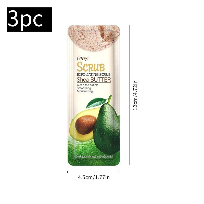 Shea butter body scrub cream for smooth exfoliation and radiant skin care use
