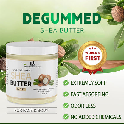 Shea butter exfoliating body scrub cream for smooth glowing skin and natural hydration care
