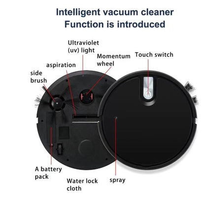 NEW Smart Robot Vacuum Cleaner Automatic Sweeper Floor Clean Rechargeable UK