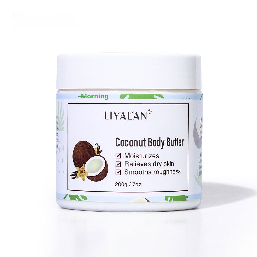 Shea butter exfoliating body scrub cream for smooth glowing skin and deep hydration care
