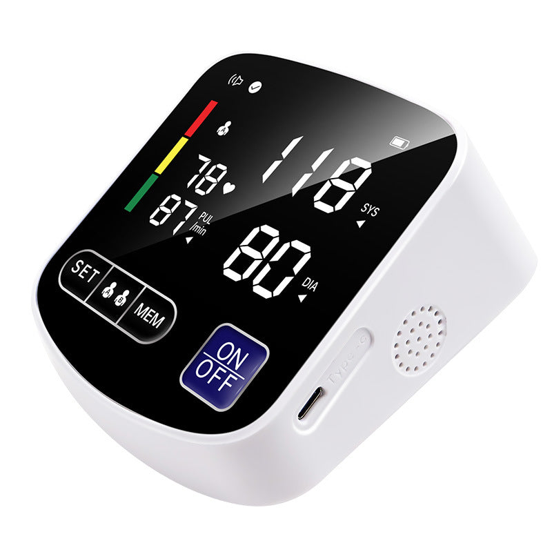 Smart Automatic Blood Pressure Monitor – Upper Arm BP Machine with Cuff for Home Use