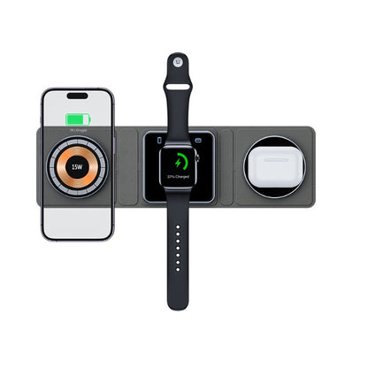 3 in 1 Magnetic Charger for iPhone, Watch & AirPods
