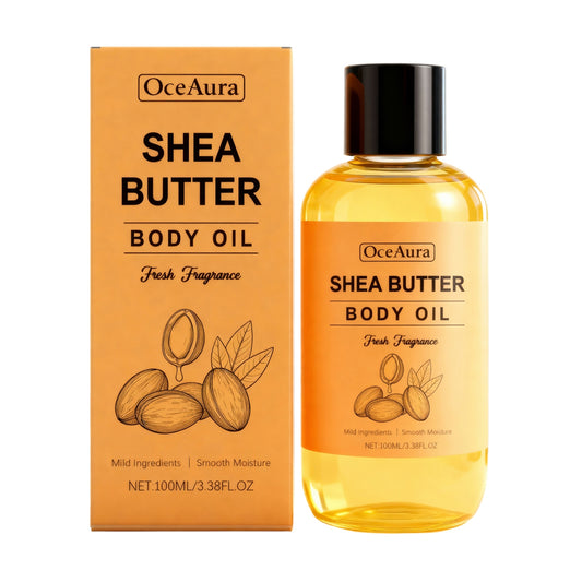 Shea butter body scrub cream for gentle exfoliation and smooth glowing skin care treatment
