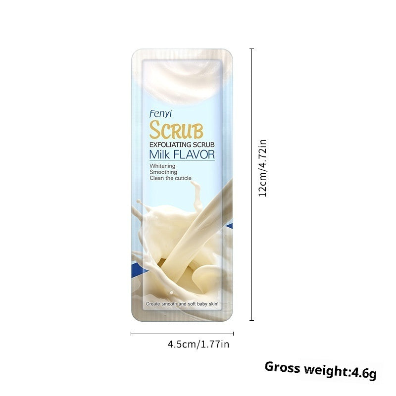 Shea butter body scrub cream for deep exfoliation and smooth radiant skin finish
