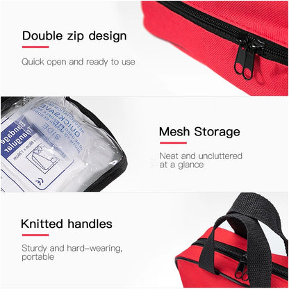 391 Piece First Aid Kit Bag – Home, Car, Travel & Workplace UK