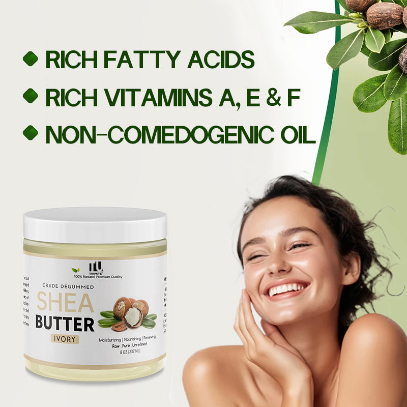 Shea butter exfoliating body scrub cream for smooth glowing skin and deep hydration care
